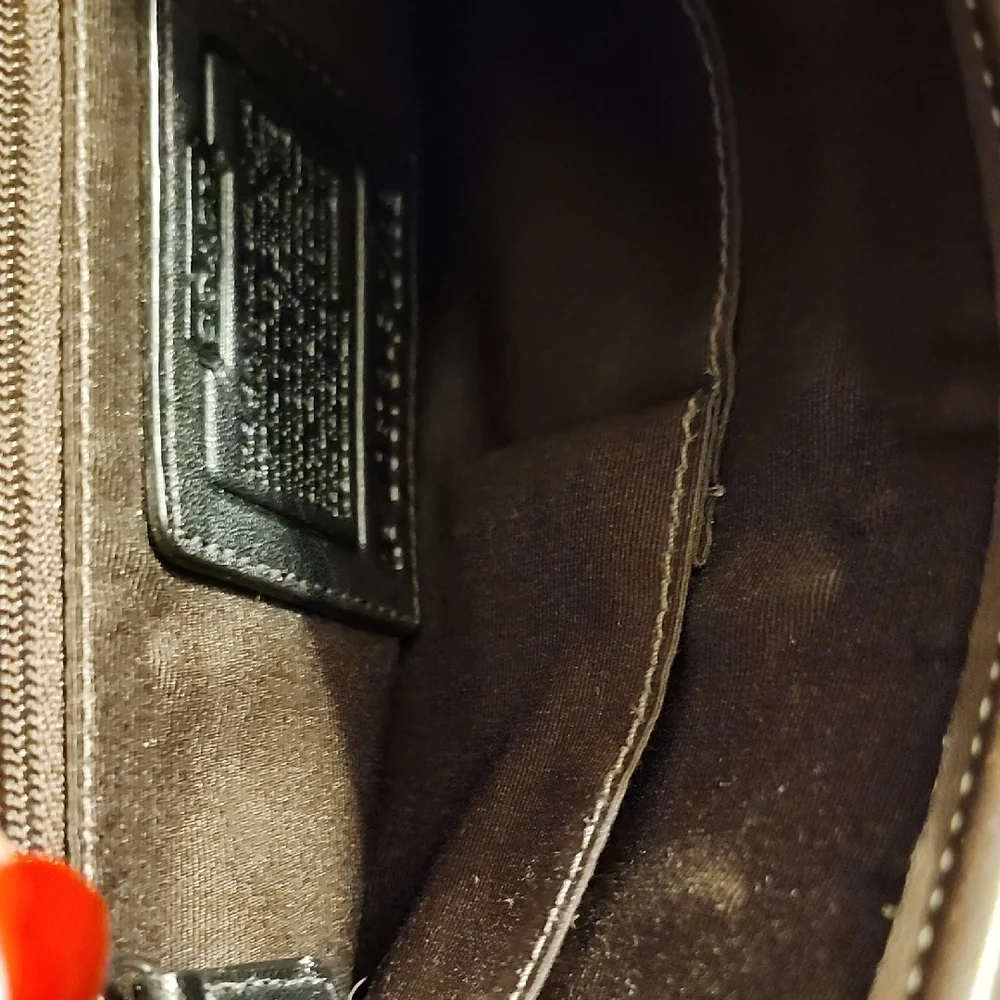 Coach Chocolate Leather Shoulder Bag - Picture 8 of 11